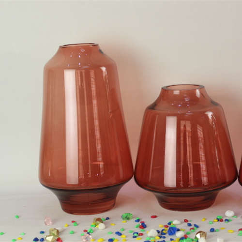 Wholesale Antique Classic Living Room Restaurant Table Set Decorative Glass Vases For Fresh Or Dried Flower