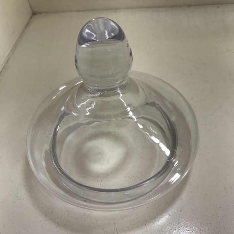 Wholesale Hot Selling Christmas Ribbon Classic Food Candy Glass Jar With Lid