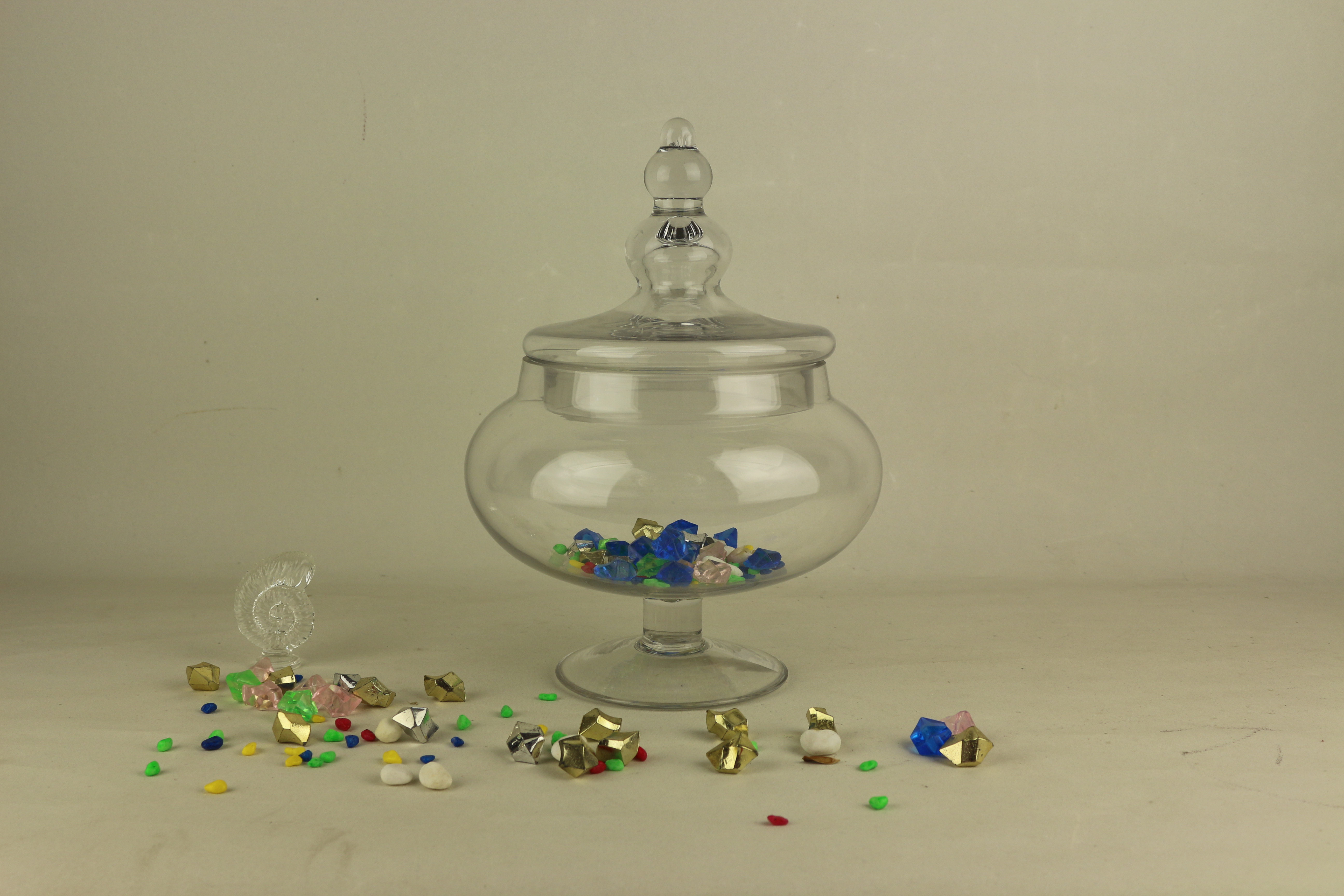 Low Price Transparent Food Storage Perfect Sweet Candy Jar With Lid