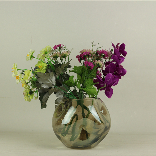 2020 Hot Sale Home Decor Crystal Peculiar-looking Flower Glass Vase For Home Decor Customized