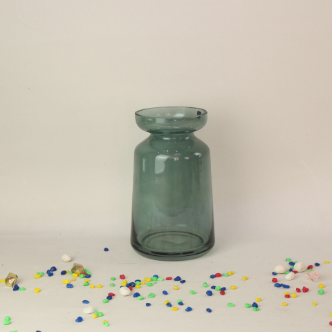 High Quality Tall Hand Blown European Style Peculiar Looking Glass Decorative Modern Vase