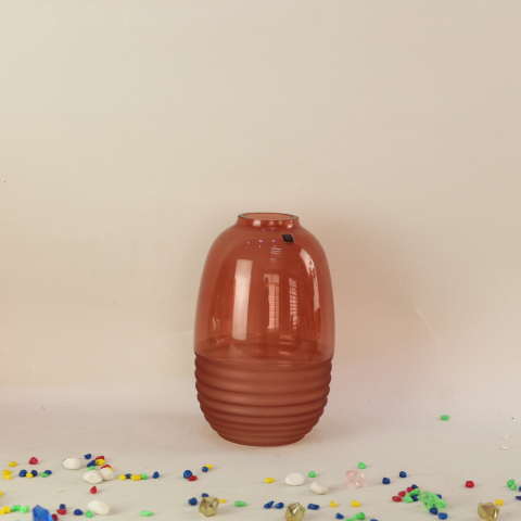 High quality Glass Flower Vase Decorative Crystal Colourful Vase With Competitive Price