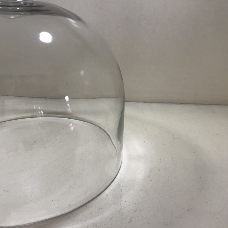 Factory Sale Direct good material popular glass tier cake plate dome