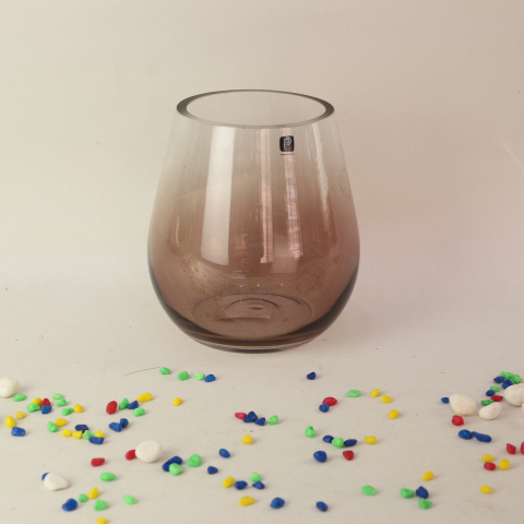 Golden Supplier Nordic Style Crystal Colored Decorative Flower Vase Glass for Home Wedding