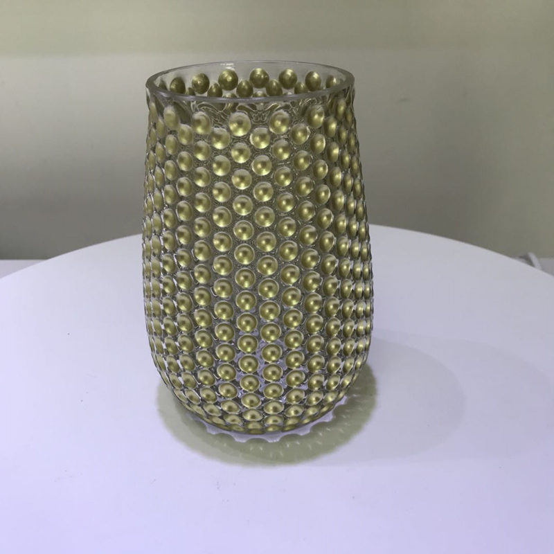 Newest modern Wedding Centerpiece Flat Bottom Narrow Neck Vase Glass Vases
