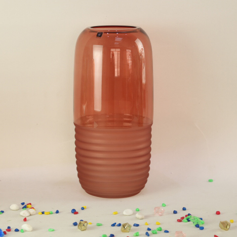 2021 New arrival home decor colorful fancy design glass vase for wedding decoration