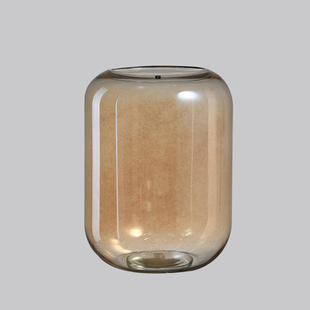 High quality Customized geometric design glass decorative glass flower vase on sale