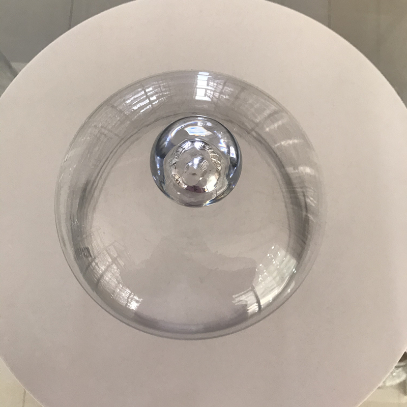 High density best quality excellent glass cake stands for wedding cakes