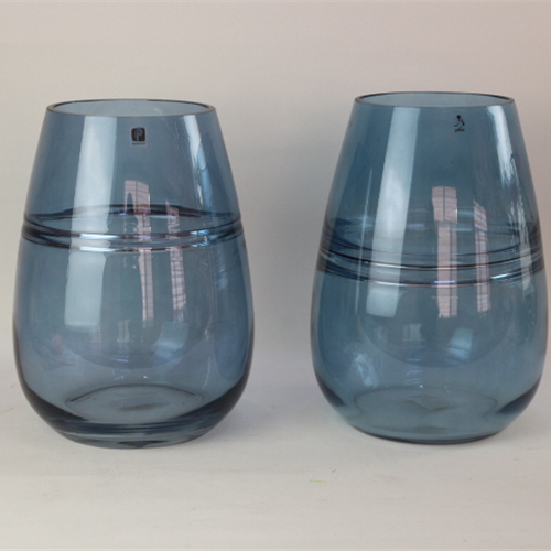 High End Hydroponic Circular Cylinder Clear Glass Vase For Home And Wedding Decor
