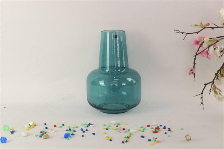 European Style Whole Colored Glass Vase Nordic Vases Home Decor Flower Vase Modern Decoration