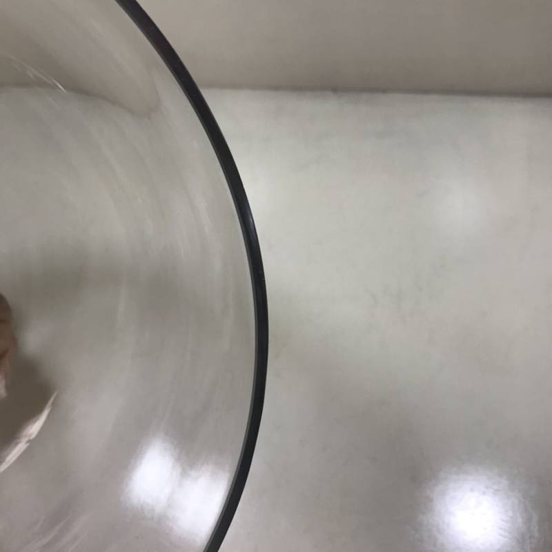 Factory Sale Direct good material popular glass tier cake plate dome