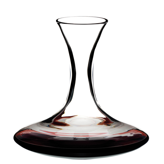 Source European design red wine transparent glass decanter