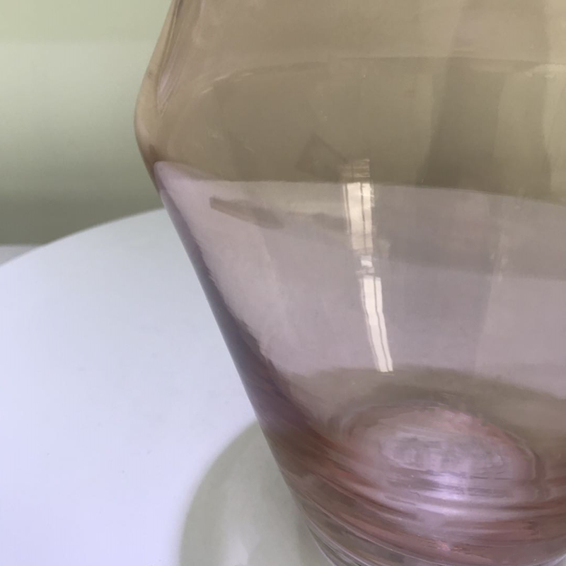 Wholesale clear crackle glass vase bowl for wedding centerpieces