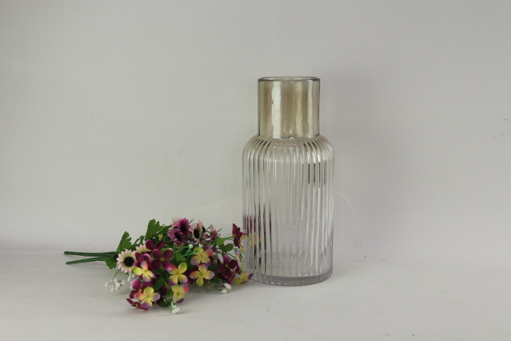 2020 new style Transparent Cylinder glass vase with good quality
