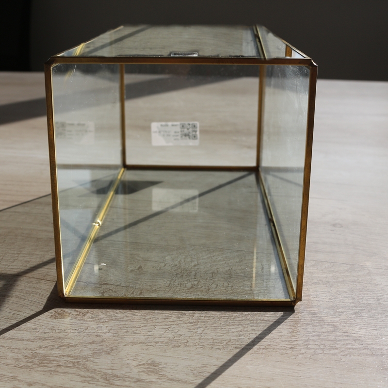 New design Cube shape terrarium with best quality and low price glass vase