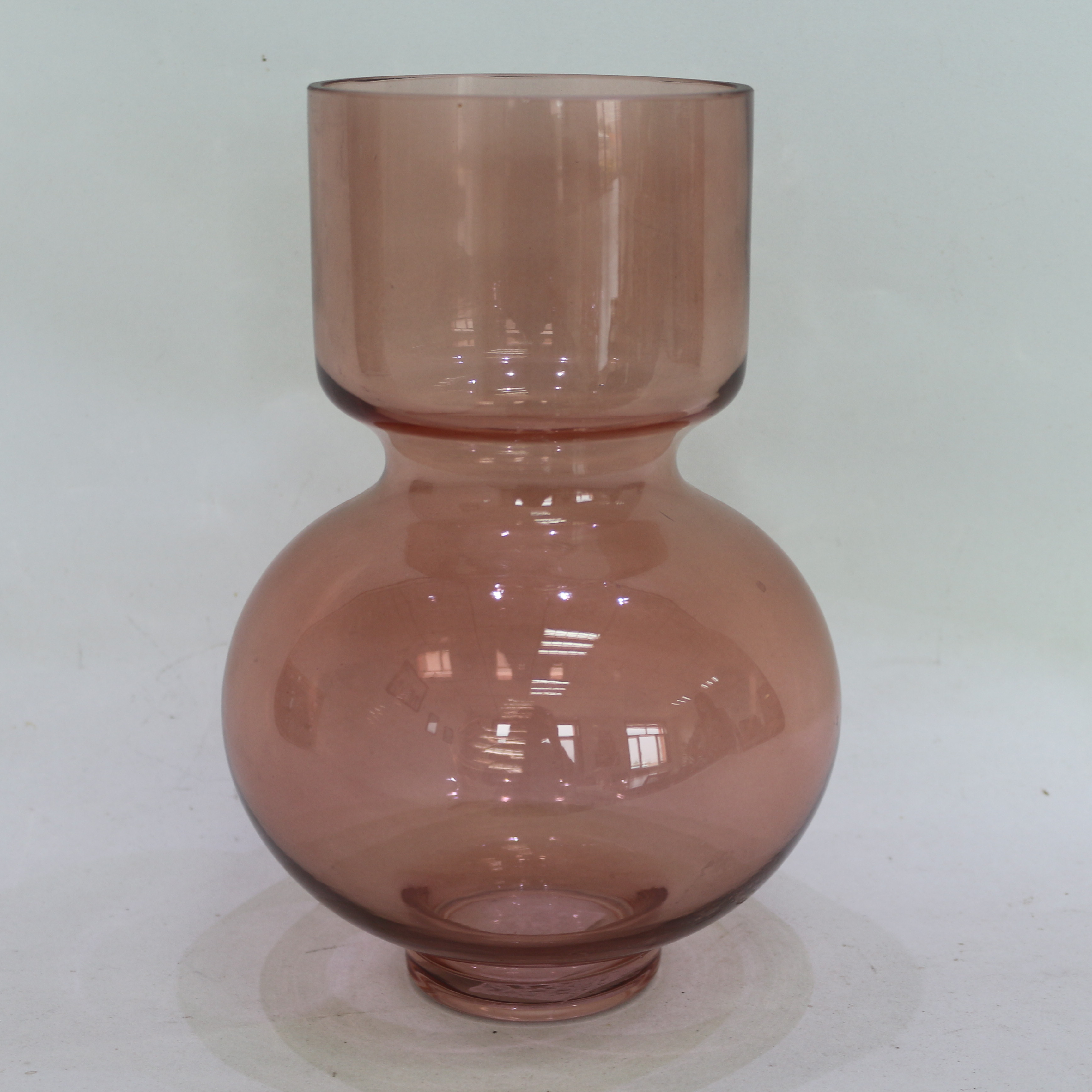 New unique design short colorful glass vases flower vases for decoration