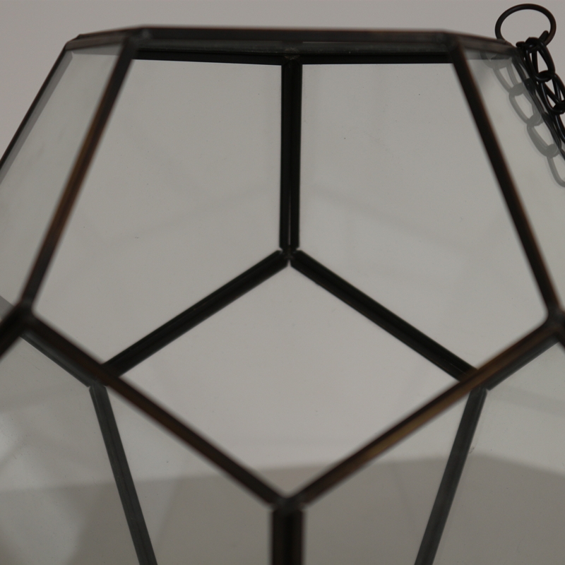 with factory price for sale Glass Irregular Geometric Spherical Glass Container