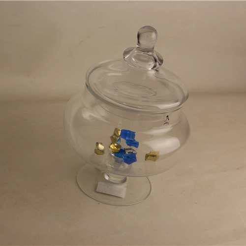 Low Price Transparent Food Storage Perfect Sweet Candy Jar With Lid