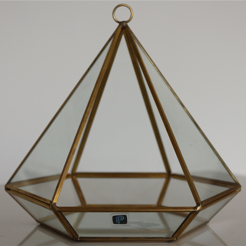 Hot Sale Diamond geometric terrarium Glassware Transparent Handmade Factory Supply
