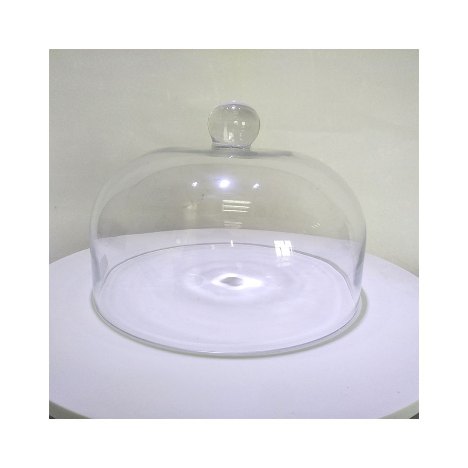 Hot selling product Wholesale Handblown Lead-free Crystal Glass Cake Dome Cover