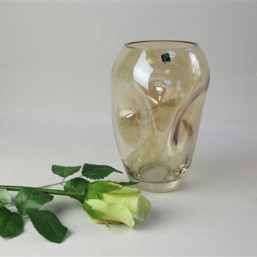 2020 Hot Sale Home Decor Crystal Peculiar-looking Flower Glass Vase For Home Decor Customized