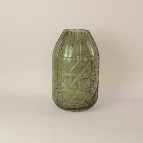 Home Goods Decorative Geometric Vase Unique Design Special Blown Manufacturer