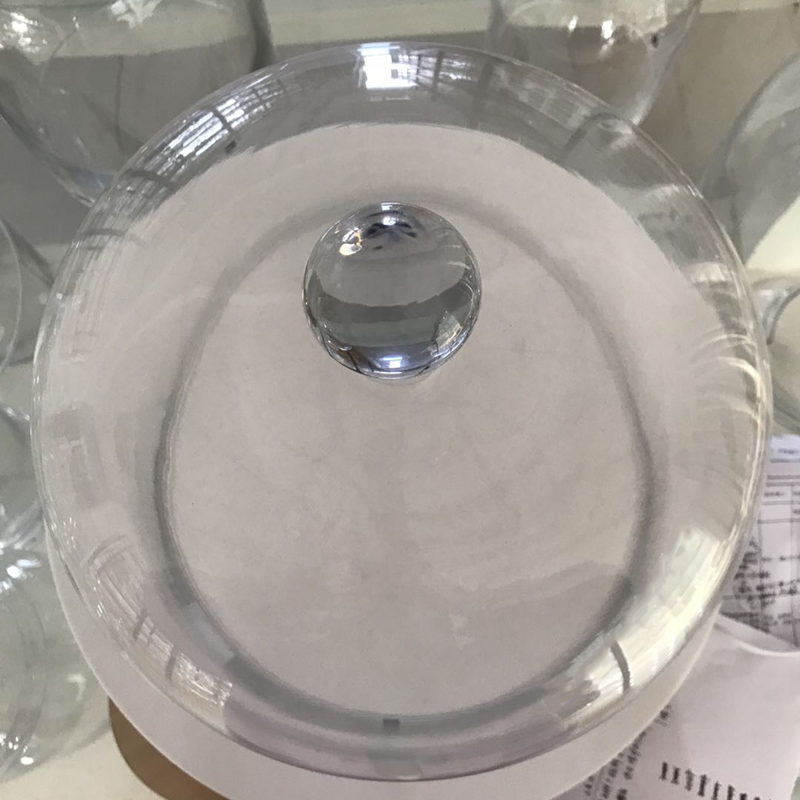 With Long-term Technical Support clear glass cake display stand crystal with glass dome