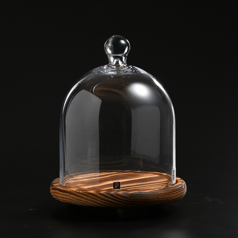 High quality cheap with good quality transparent glass cake stand for sale