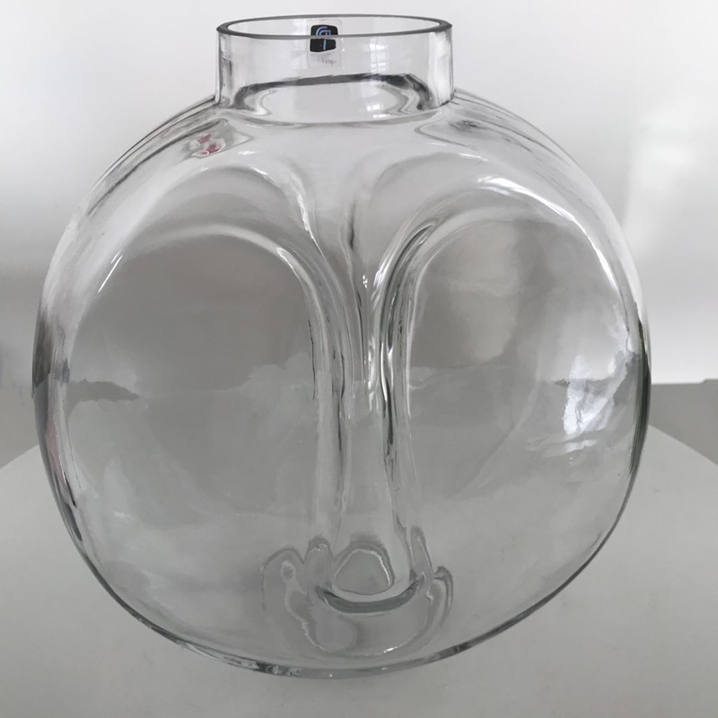 Striped Tall Cylinder Glass Flower Vases For Wedding centerpieces And Home Decoration