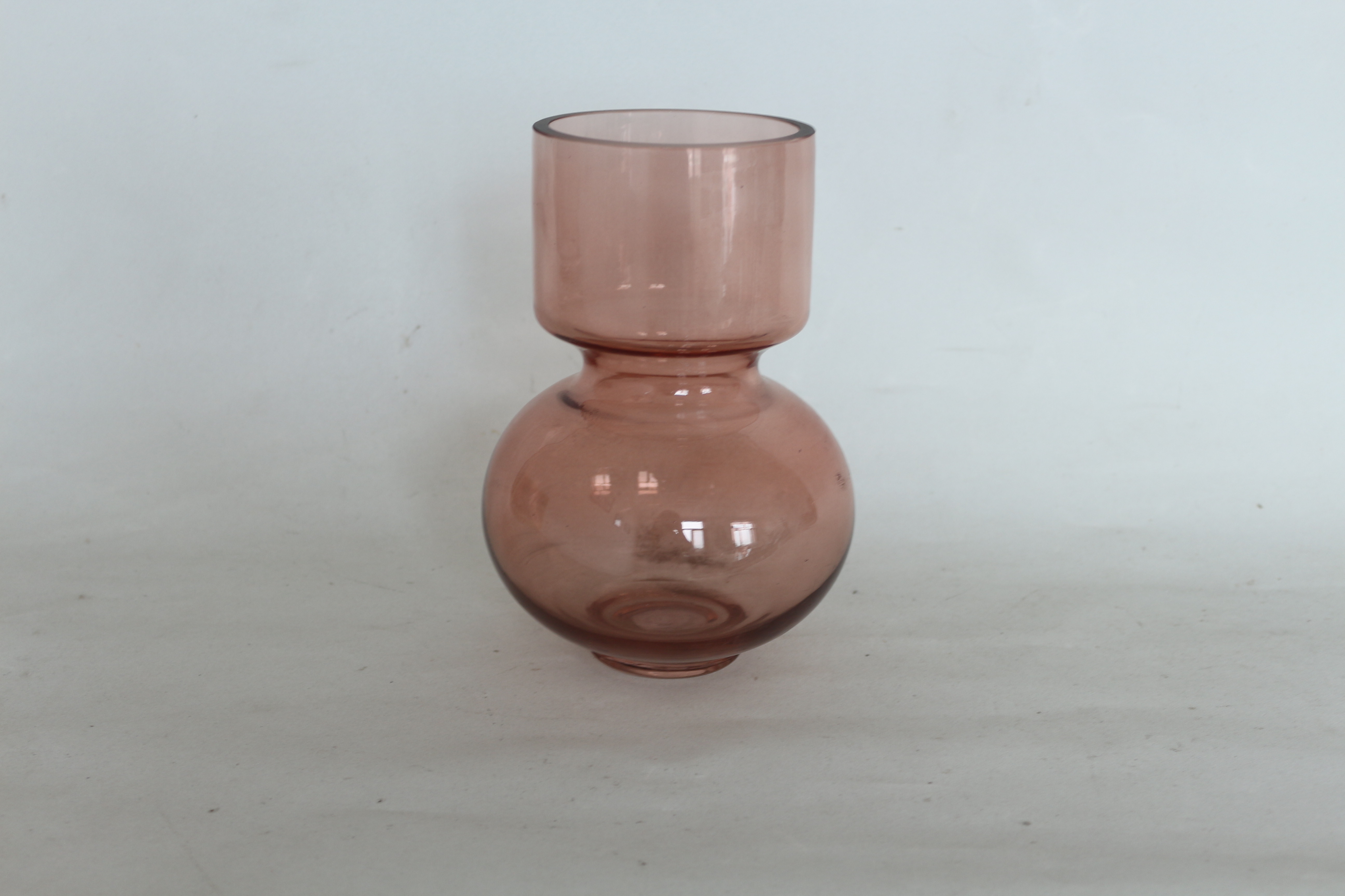New unique design short colorful glass vases flower vases for decoration