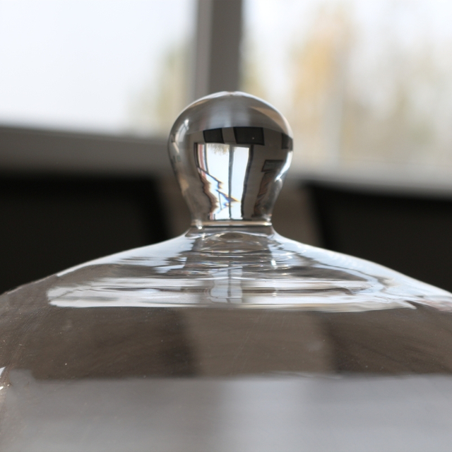 High quality Bread glass cake cover fruit plate dessert dessert table decoration display