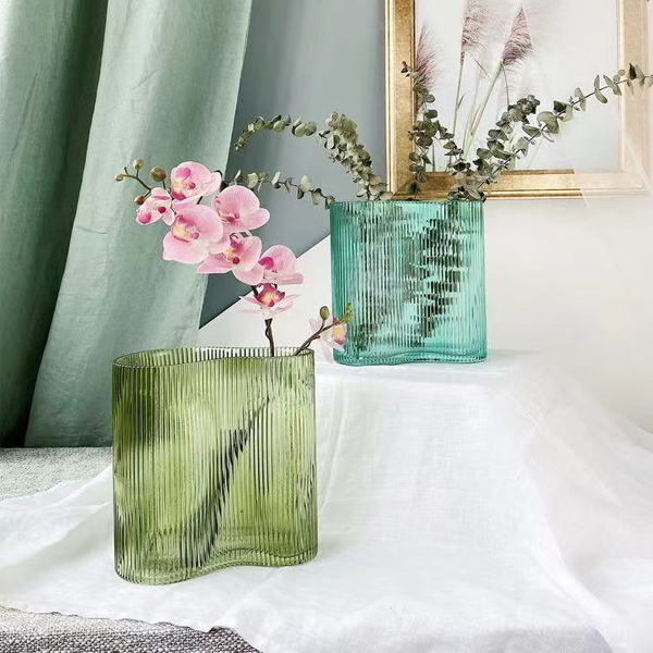 Geometric Glass Decoration Flower Vase