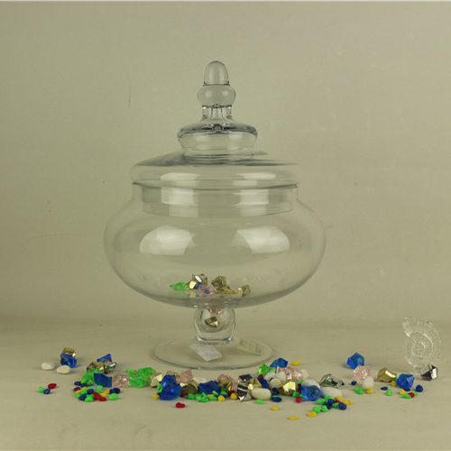 Low Price Transparent Food Storage Perfect Sweet Candy Jar With Lid