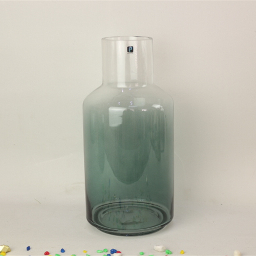 Europe Style Home Interior Accessories Decoration Colorful Hand Blown Glass Vase For Plants