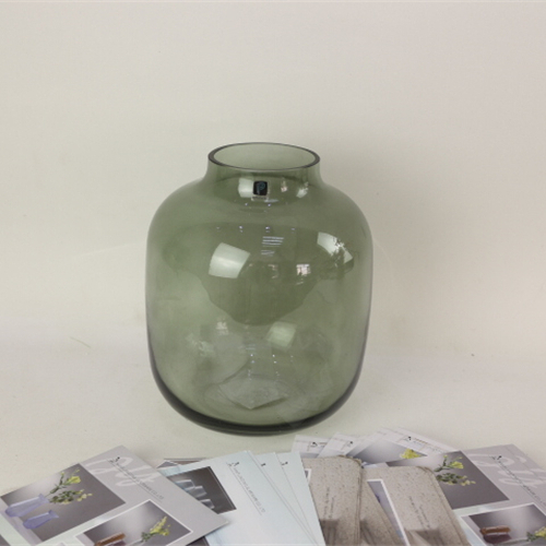 Home Decoration Plant Pot Cylinder Flower Glass Vase Crystal Glass Flower Vases