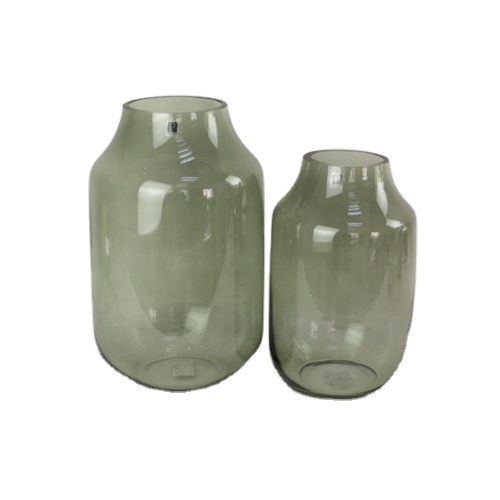 Home Decoration Plant Pot Cylinder Flower Glass Vase Crystal Glass Flower Vases