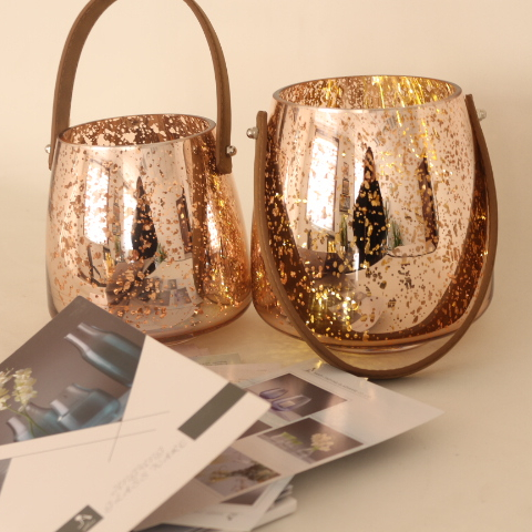 Top quality glass candle holder home decoration and wedding table centerpieces candle jar