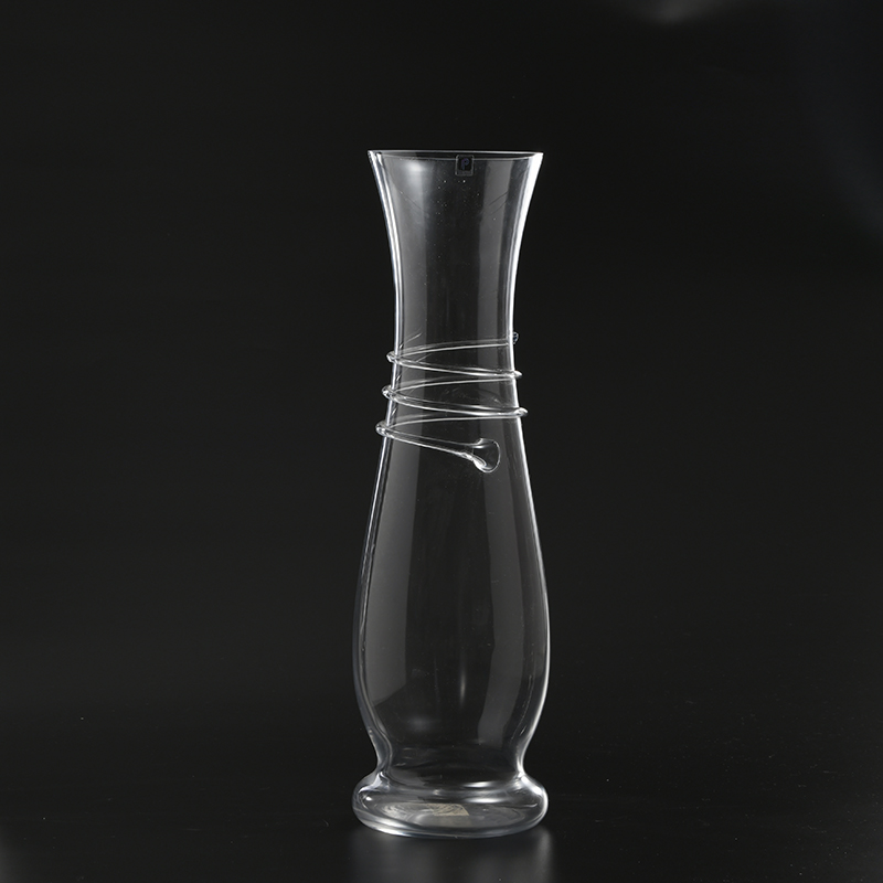 European style glassware creative classic design glass flower vase for home deco on sale