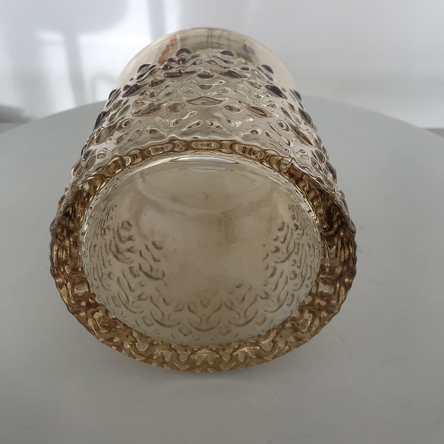 Golden Diamond Teardrop Shape Hanging Geometric Terrarium Table Decoration Flower Glass Vase for Plant