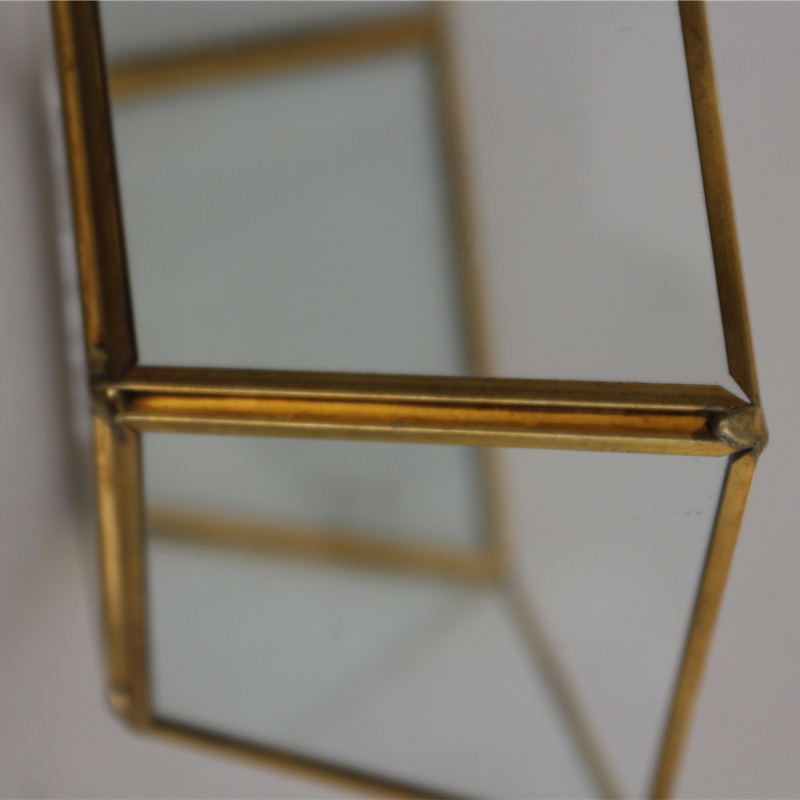 GEOMETRIC METAL FRAME BOWL DESIGN FLOWER TERRARIUM HOUSE DECORATION USE