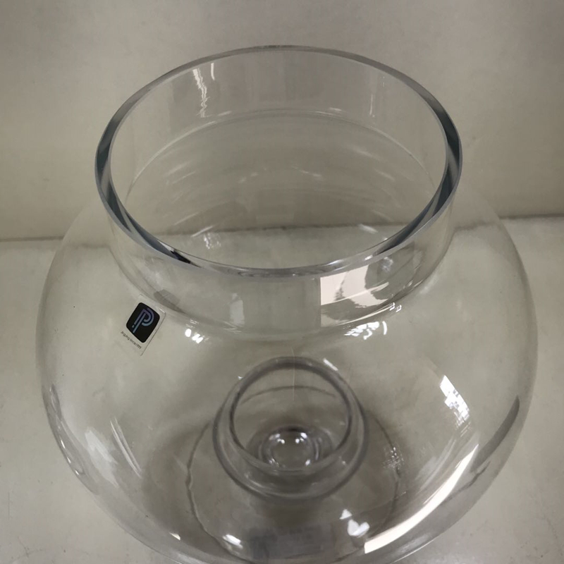Wholesale Hot Selling Christmas Ribbon Classic Food Candy Glass Jar With Lid