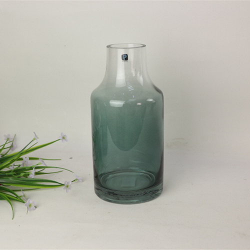 Common Home Decor Elegant Gradient Color Green Vase Plant Flower Vase
