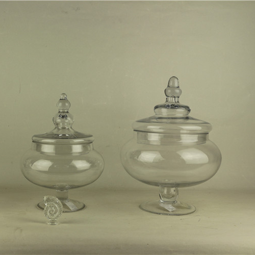 Low Price Transparent Food Storage Perfect Sweet Candy Jar With Lid