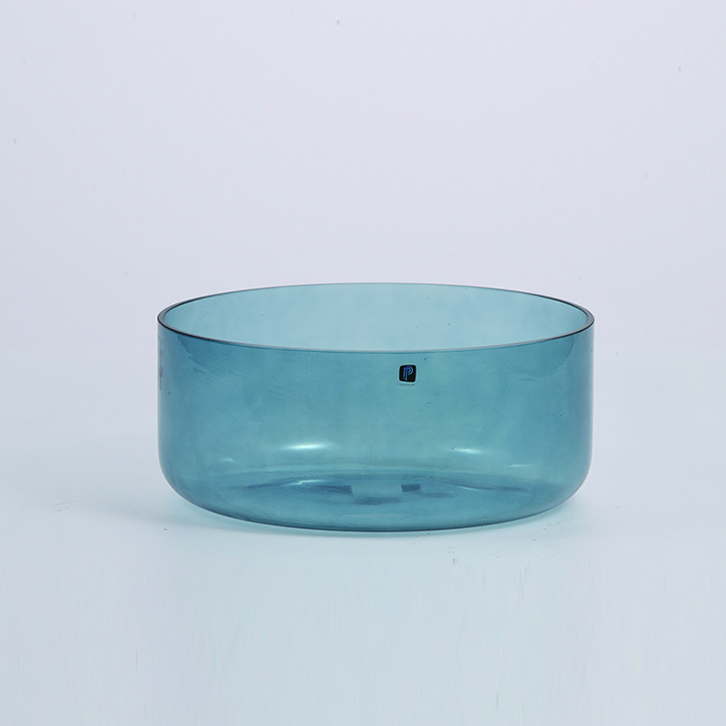 Glassware factory supply modern style for home decoration glass flower bowl vase on sale