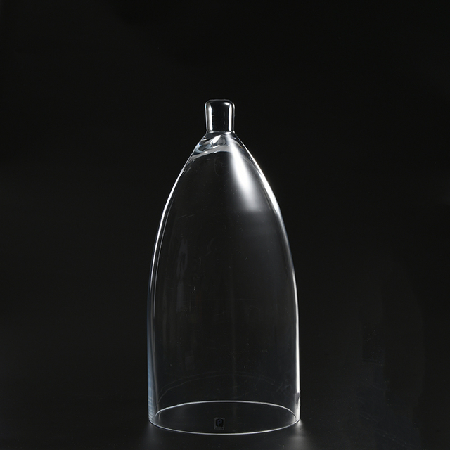 Wholesale Handmade hot selling tall glass cake cover clear decoration cake stand with glass dome