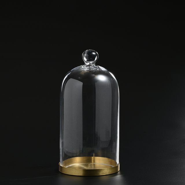 Handmade Round Glass Dome Bell jar Style design Glass Cake cover Glass Dome on sale