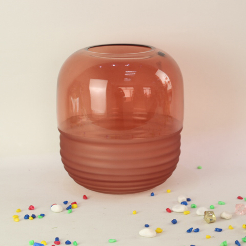 Factory direct selling price home table decor transparent cylinder shape wedding glass vases