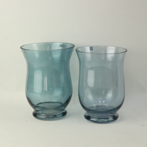 Luxury whole colored modern design decorative flower glass garden vase for home decor and wedding