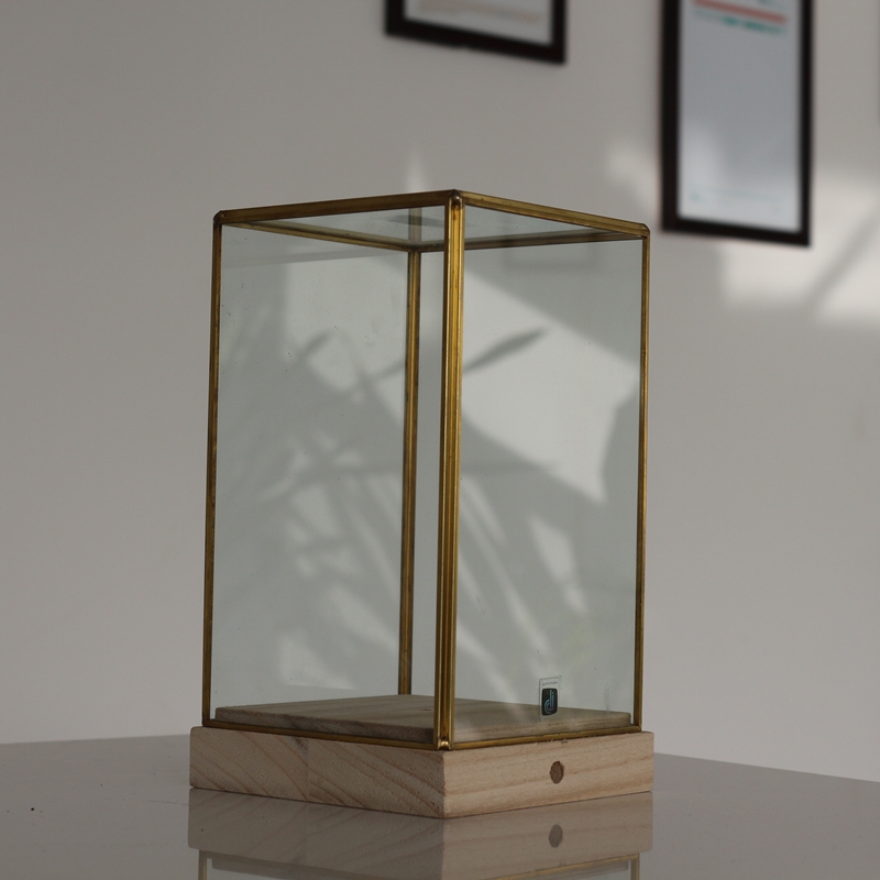 Nordic style geometric terrarium home decoration glass flower house