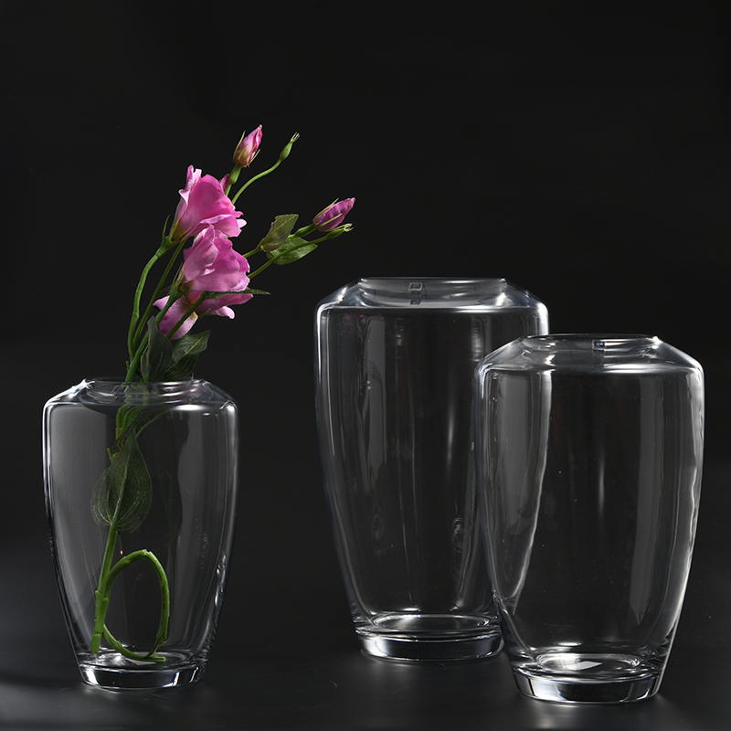 Modern style High quality centerpiece decoration transparent glass flower factory supply on sale